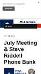 Mobile Screenshot of midcitiesdemocrats.com